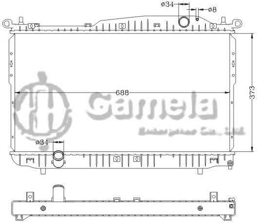 6132066NA - Radiator-for-GMC-CHEVROLET-EPICA-08-MT