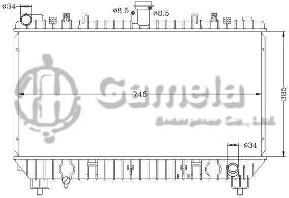 6132082NA - Radiator-for-GMC-CHEVROLET-CAMARO-10-12-MT