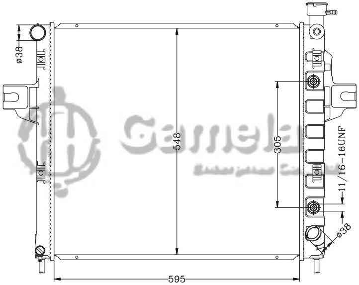 6133017N - Radiator-for-CHRYSLER-GRAND-CHEROKEE-99-00-AT-OEM-52079425AE-DPI-2263