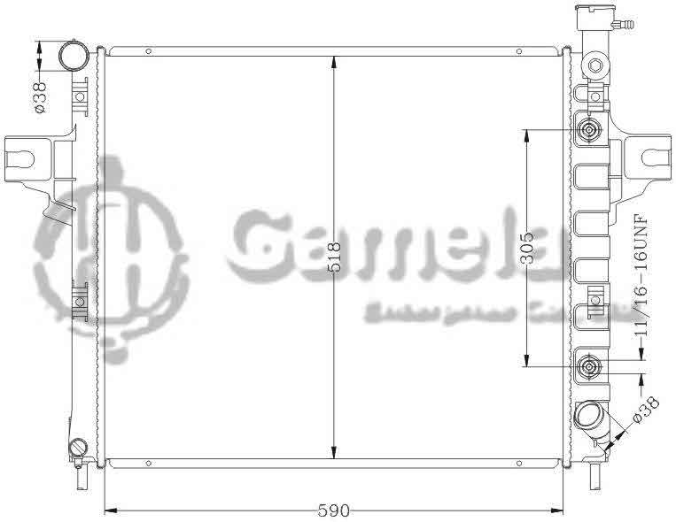 6133019N - Radiator-for-CHRYSLER-GRAND-CHEROKEE-01-04-AT-OEM-52079883AC-DPI-2336