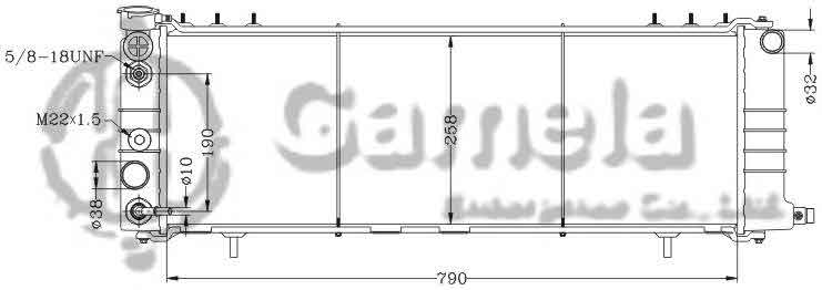 6133027NA - Radiator-for-CHRYSLER-JEEP-CHEROKEE-4-7-V8-00-AT