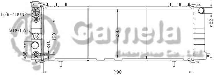 6133028NA - Radiator-for-CHRYSLER-JEEP-CHEROKEE-4-7-V8-00-AT