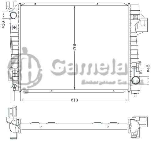 6133051NA - Radiator-for-CHRYSLER-DODGE-RAM-3-7-4-7L-02-08-MT-OEM-52028829AE-DPI-2479