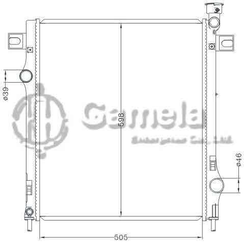 6133053NA - Radiator-for-CHRYSLER-DODGE-NITRO-DETONATOR-V6-07-VIT-OEM-68003973AA-AB-DPI-2971