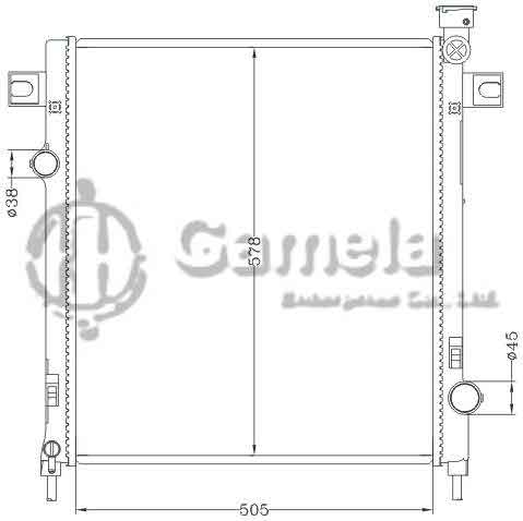 6133054NA - Radiator-for-CHRYSLER-JEEP-LIBERTY-3-7L-08-12-MT-DPI-13071