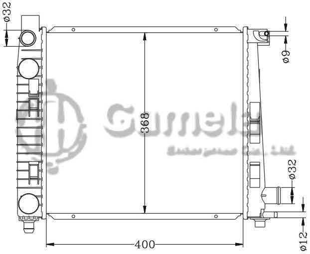 6140044AN - Radiator-for-BENZ-W168-A140-A160-97-00-MT-OEM-168-500-1802