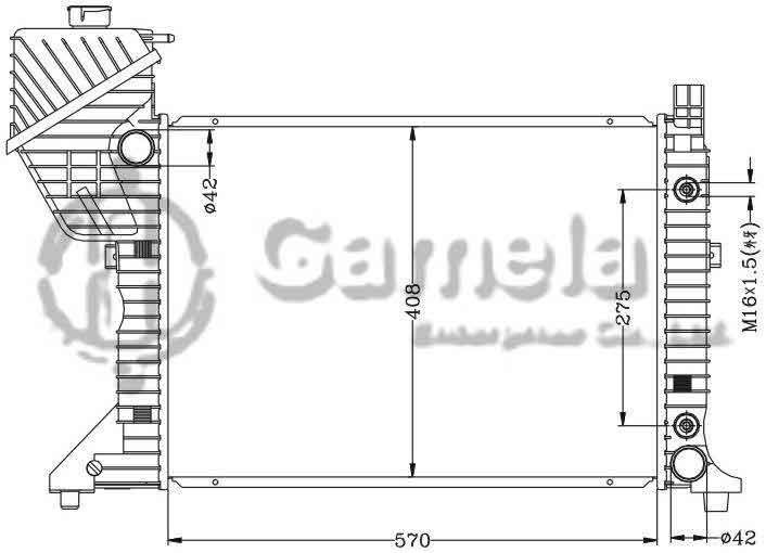 6140053N - Radiator-for-BENZ-SPRINTER-95-00-AT-OEM-901-500-1900