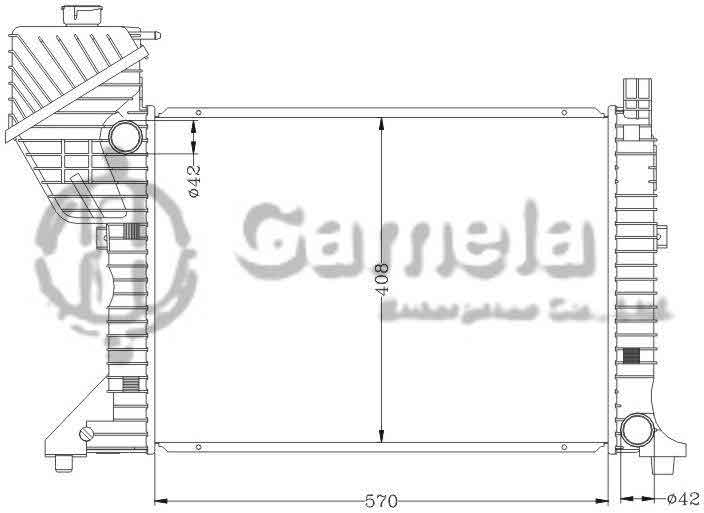 6140054N - Radiator-for-BENZ-SPRINTER-95-00-MT-OEM-901-500-1800