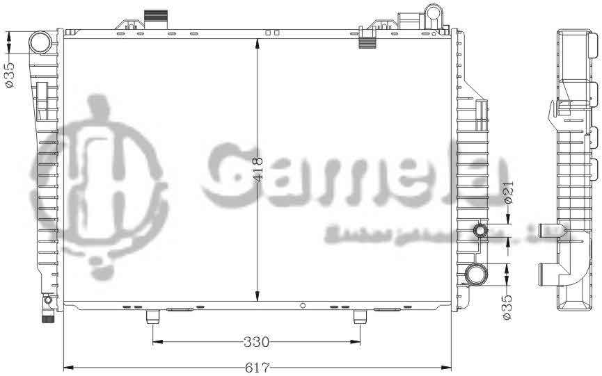 6140094N - Radiator-for-BENZ-W202-C250-95-00-MT