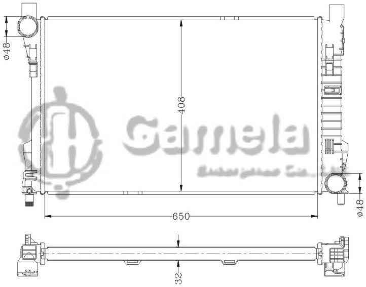 6140099N - Radiator-for-BENZ-C230-C240-C320-00-04-MT