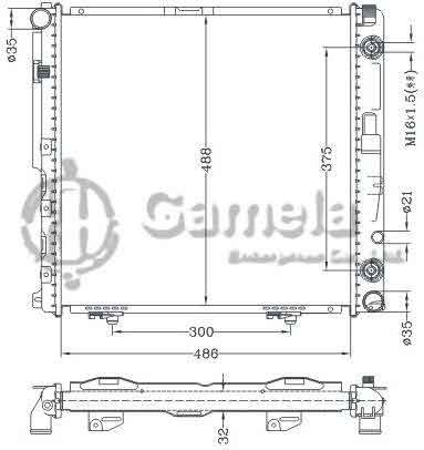 6140129NA - Radiator-for-Mercedes-E-CLASS-W124-E200-84-AT