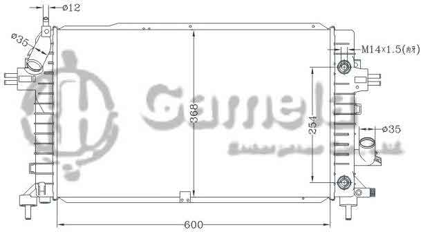 6142065ANA - Radiator-for-OPEL-ASTRA-H-ZAFIRA-B-1-7-D-04-AT