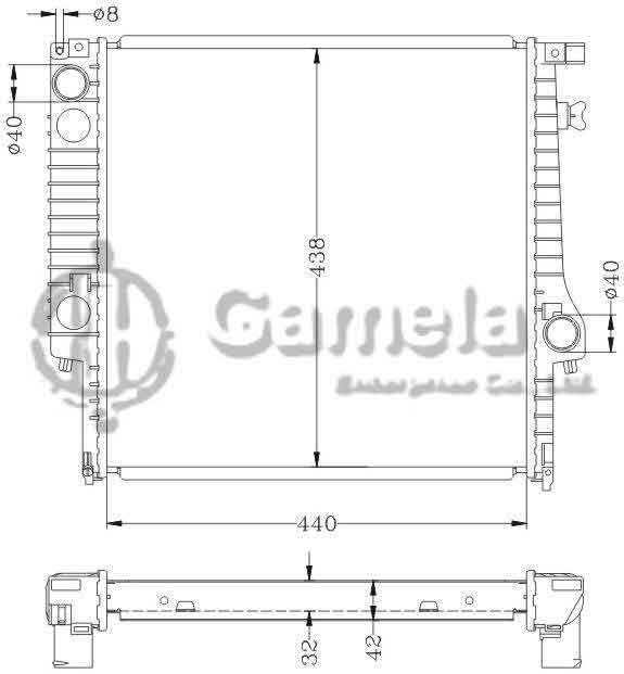 6144012N - Radiator-for-BMW-320i-325i-87-00-E30-MT-OEM-1719259