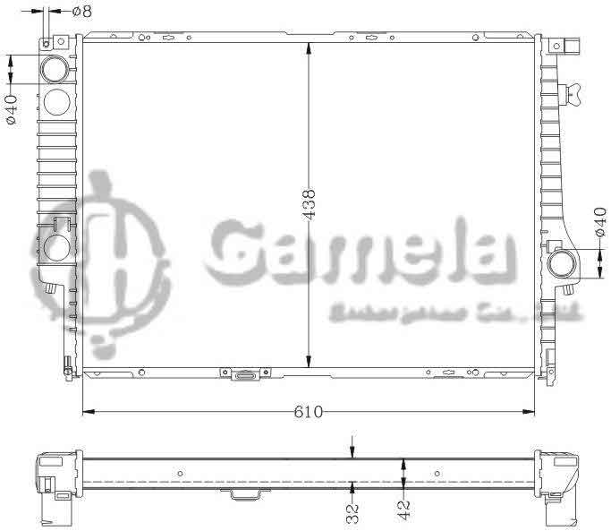 6144016N - Radiator-for-BMW-530-535-730-735i-85-93-MT