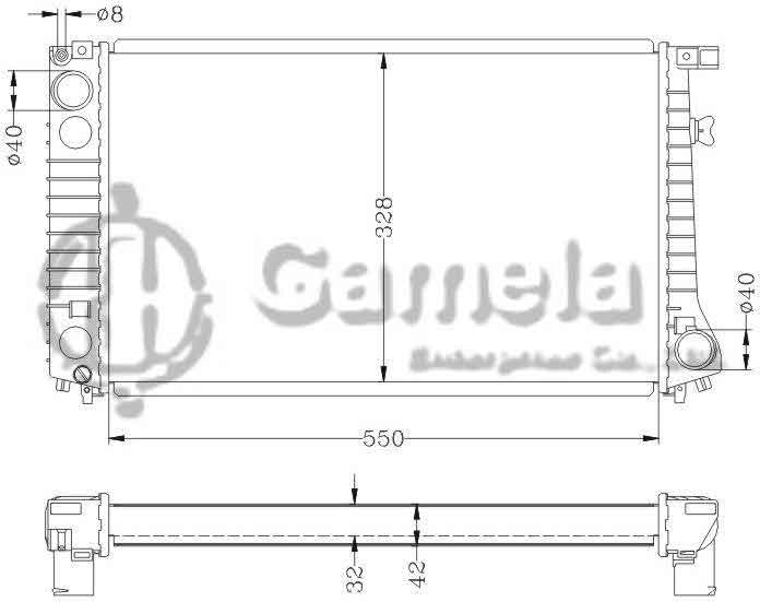 6144026N - Radiator-for-BMW-530-535-730-735i-85-94-MT-OEM-1712007