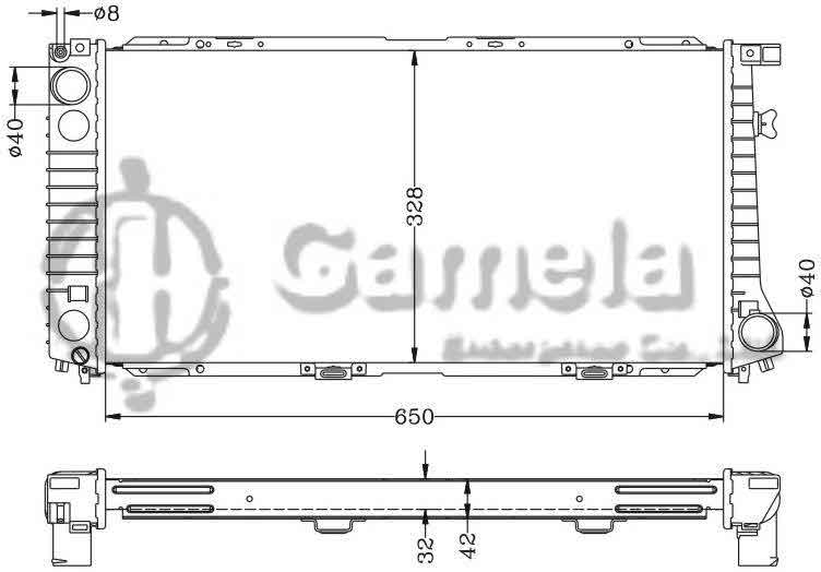 6144032N - Radiator-for-BMW-520-525-530-730-740d-98-00-MT