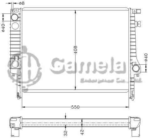 6144038NA - Radiator-for-BMW-3E36-325TD-90-99-MT