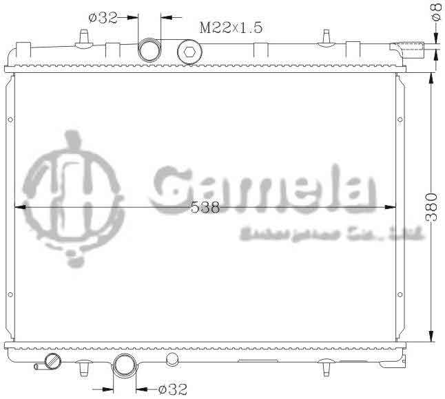 6150001N - Radiator-for-PEUGEOT-206-MT