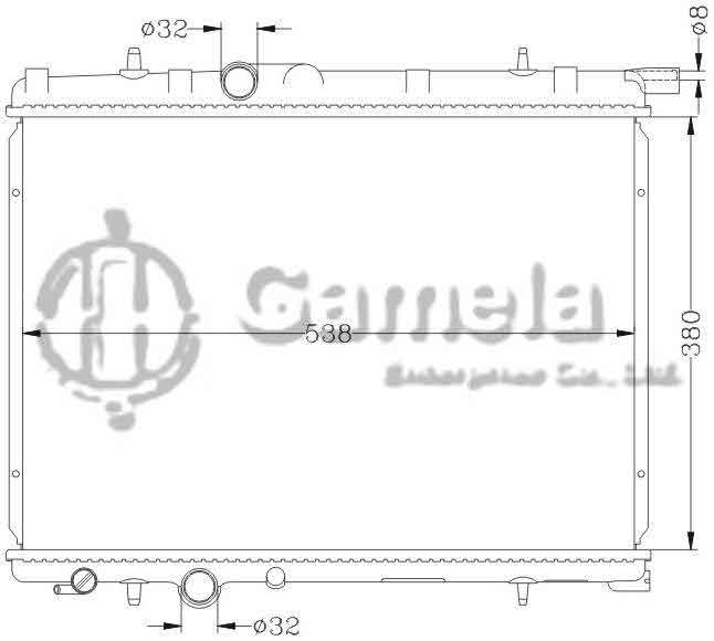 6150002N - Radiator-for-PEUGEOT-206-MT