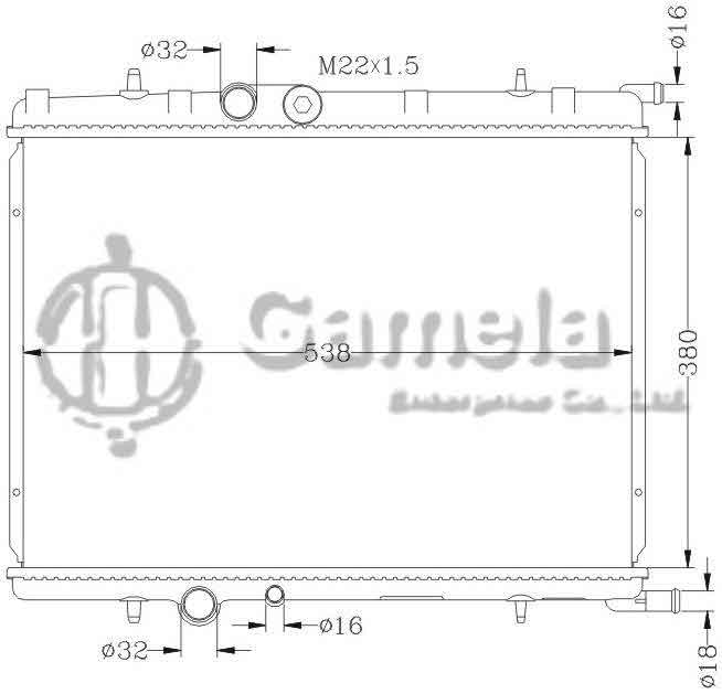 6150011N - Radiator-for-PEUGEOT-307-MT