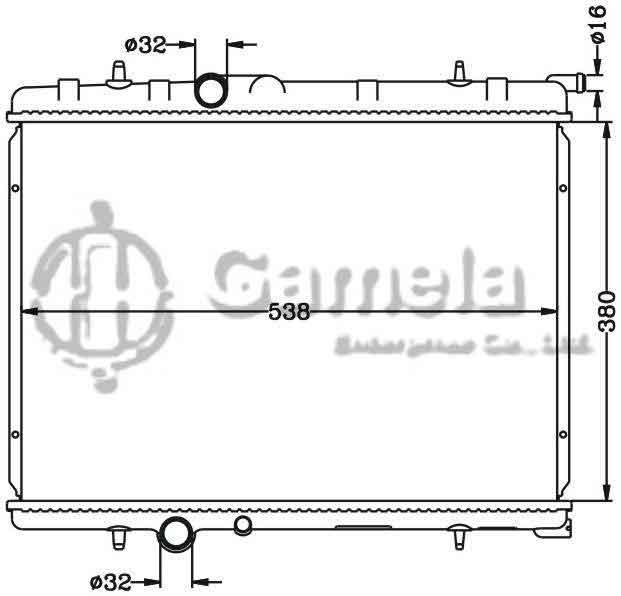 6150016N - Radiator-for-PEUGEOT-206-01-MT