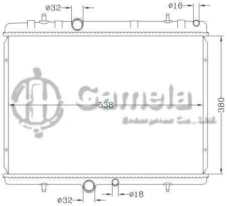 6150031NA - Radiator-for-PEUGEOT-307-00-MT-CITROEN-C4-04-MT-OEM-1333-22-1330-A2-1330-E0