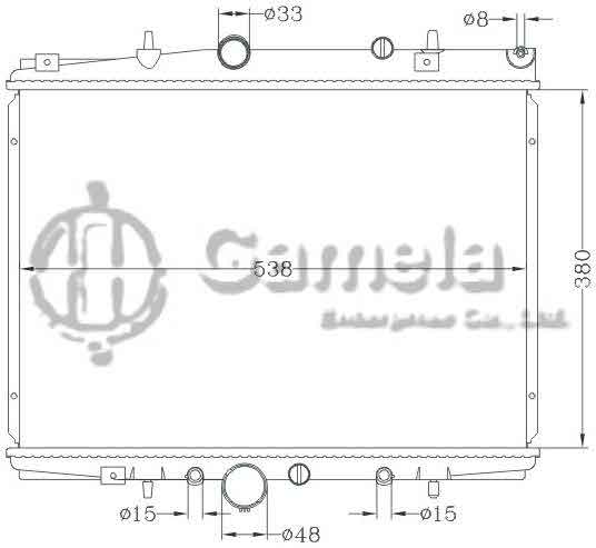 6150032NA - Radiator-for-PEUGEOT-406-99-MT-OEM-1330-77-1330-KR-1330-R0