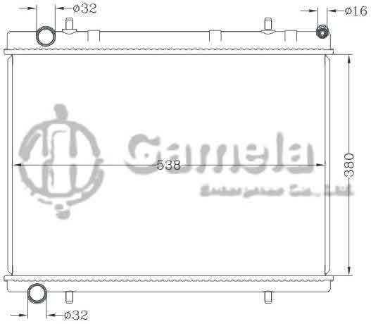 6150033NA - Radiator-for-PEUGEOT-307-308-05-MT-CITROEN-C4-06-MT-OEM-1330-K1-W4-43