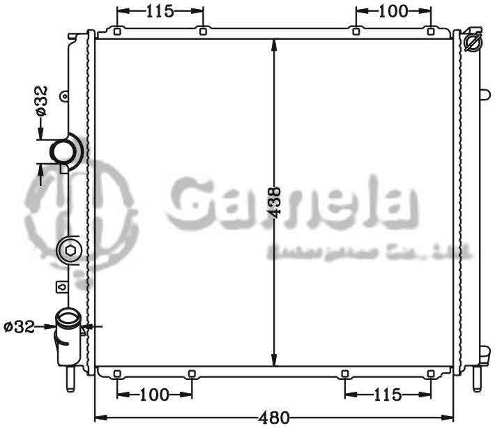 6151001N - Radiator-for-RENAULT-KANGOO-97-1-9D-MT-OEM-7700301171-8200330848