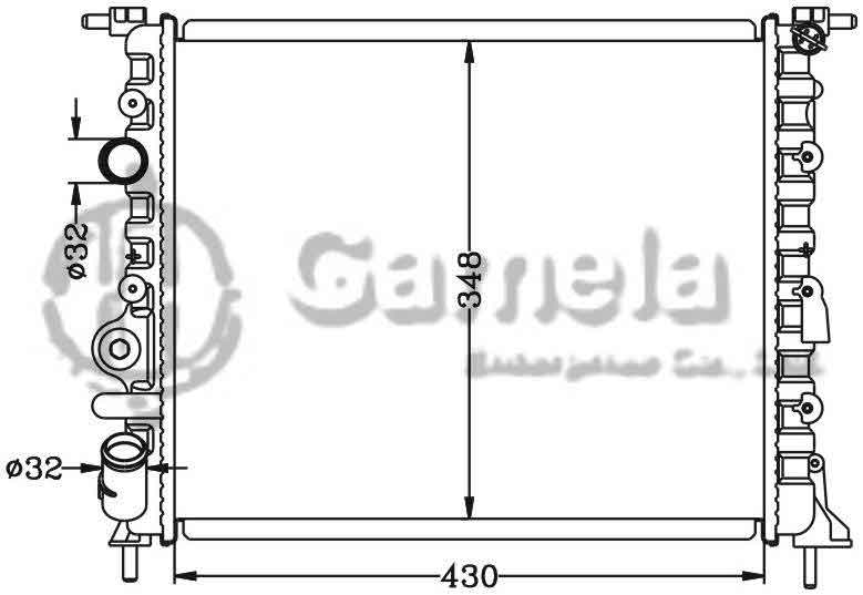 6151003N - Radiator-for-RENAULT-CLIO-MEGANE-KANGOO-1-2-1-4-1-6-95-02-MT-OEM-7700838134