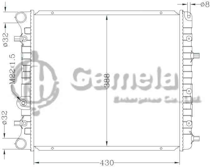 6152027NA - Radiator-for-VOLKSWAGEN-FOX-05-MT