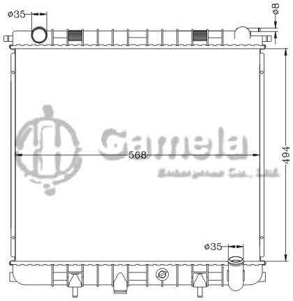 6154002NA - Radiator-for-LAND-ROVER-RANGE-ROVER-4-0-4-6i-V8-95-MT-OEM-PCC106940-ERS2269