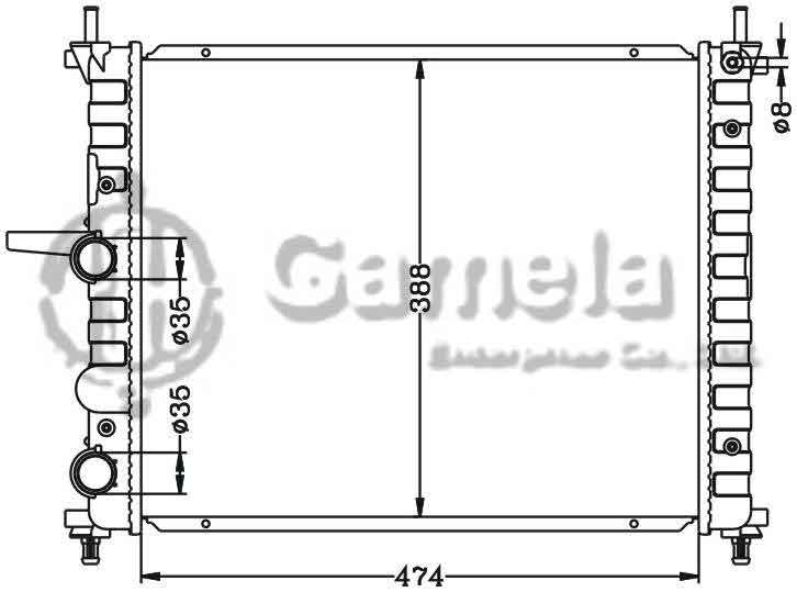 6161006N - Radiator-for-FIAT-BRAVA-95-01-MT-FIAT-MEREA-96-02-MT