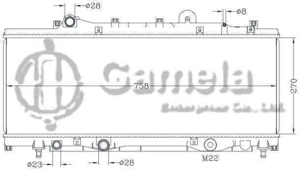 6161008NA - Radiator-for-FIAT-PUNTO-60-93-97-MT-OEM-7760959-71736186