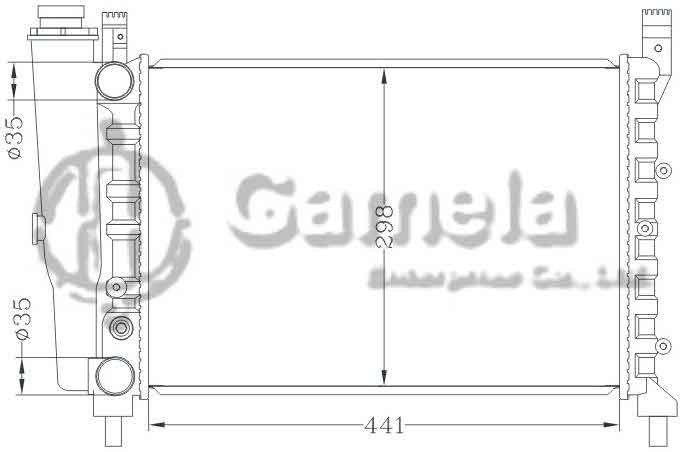 6161010NA - Radiator-for-FIAT-DUNA-87-MT-OEM-7556135-7739937