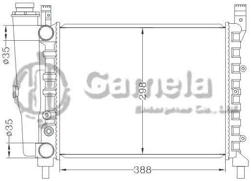 6161011NA - Radiator-for-FIAT-UNO-83-MT-OEM-7556132-7556137-773940