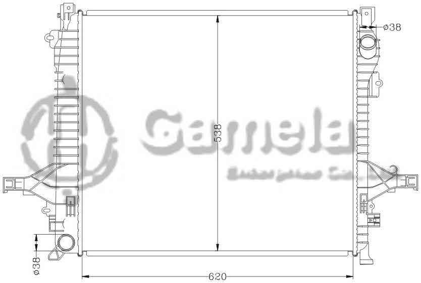 6173010N - Radiator-for-VOLVO-XC90-02-T6-V8-MT-OEM-36000464