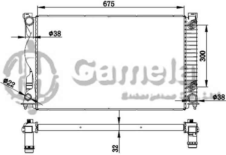 6190121025-T - Radiator-for-AUDI-A5-A6-Quattro-V6-2-8-3-0-3-1-3-2-06-10-AT-NISSENS-60236A-OEM-4F0121251AF-4F0121251AA-4F0121251M-DPI-2828