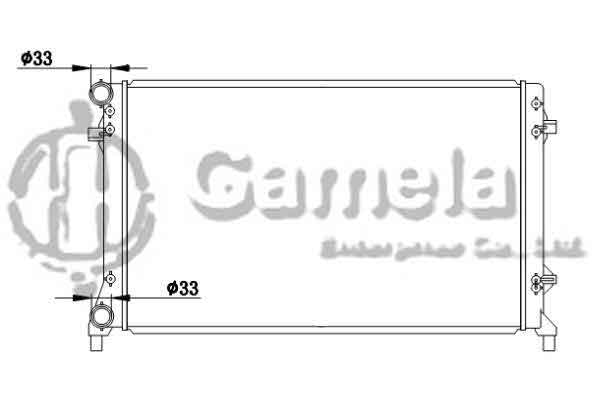 6190121032-T - Radiator-for-AUDI-A3-03-08-MT-MT-NISSENS-65277A-OEM-1K0121251E-1K0121253AC