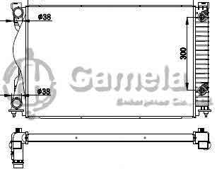 6190121046-T - Radiator-for-AUDI-A6L-S6-2-0I-TDI-04-11-AT-NISSENS-60237A-OEM-4F0121251R-4F0121251AE