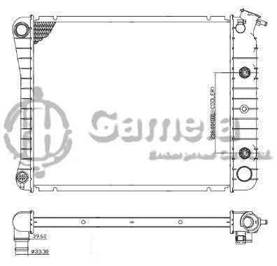 6190211003-T - Radiator-for-BUICK-Regal-LeSabre-Electra-Century-V6-3-8-4-1-78-87-AT-OEM-3041005-3041006-3041394-3041395-3041396-3056853-DPI-569