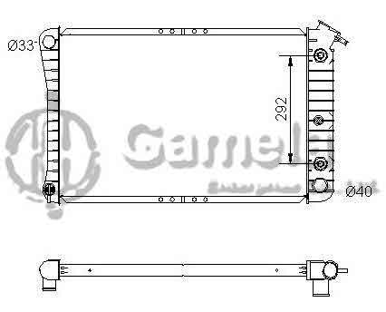 6190211020-T - Radiator-for-BUICK-LeSabre-ParkAvenue-Riviera-Electra-V6-3-8-86-99-AT-NISSENS-60896A-OEM-52468360-DPI-1684