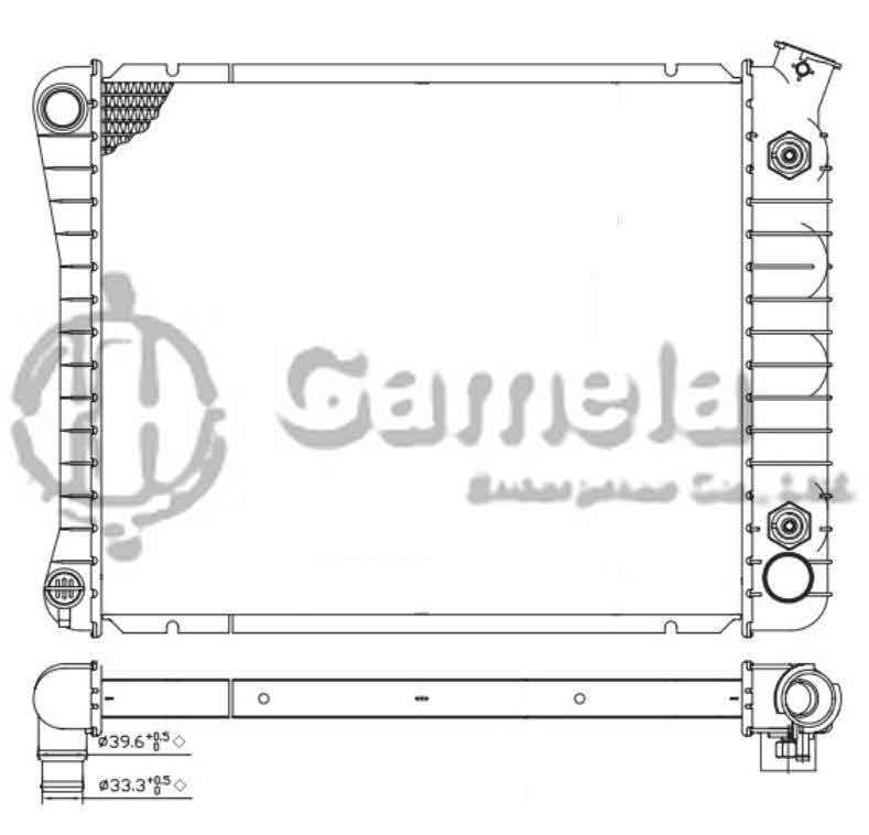 6190211022-T - Radiator-for-BUICK-Electra-Regal-LeSabre-V6-3-8-4-1-65-87-AT-OEM-3005326-3007326-3014606-3014719-DPI-331