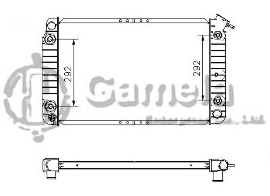 6190211030-T - Radiator-for-BUICK-Park-Avenue-V6-3-8-91-96-AT-NISSENS-69119A-69108A-OEM-52455642-52459785-52463454-DPI-1203