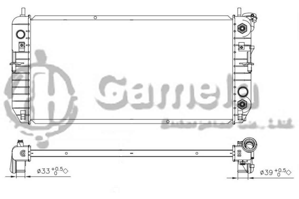 6190211033-T - Radiator-for-BUICK-Lucerne-V6-3-8-06-08-AT-DPI-2854