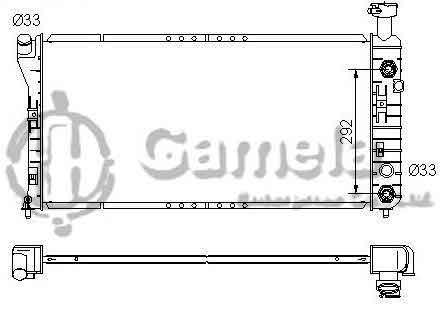 6190211044-T - Radiator-for-BUICK-Century-Regal-V6-3-1-3-8-00-05-AT-OEM-10324030-10329499-15140506-DPI-2343