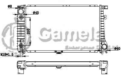 6190213021-T - Radiator-for-BMW-530-535-730-735I-86-95-AT-OEM-17111712365-17111723365