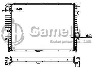 6190213028-T - Radiator-for-BMW-530-535-730-735-85-93-MT-NISSENS-60596A-OEM-17111468085-17111723689-DPI-941