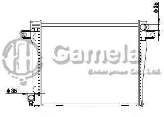 6190213037-T - Radiator-for-BMW-325-L6-2-7-84-87-MT-NISSENS-60663-OEM-17111176898-17111176900-DPI-825