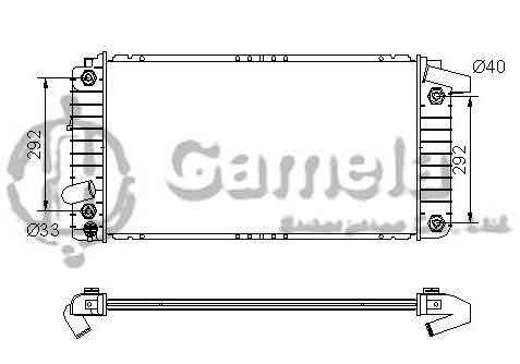 6190304009-T - Radiator-for-CADILLAC-DeVille-Allante-Eldorado-V8-4-6-93-02-AT-NISSENS-608841-60884A-OEM-52461212-52461756-52457777-5246618434-524709123-DPI-1482